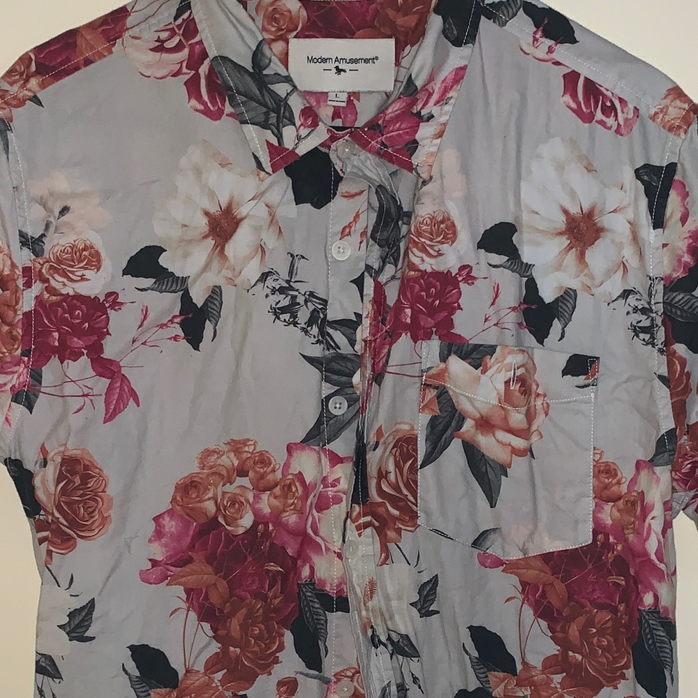 Floral button shirt